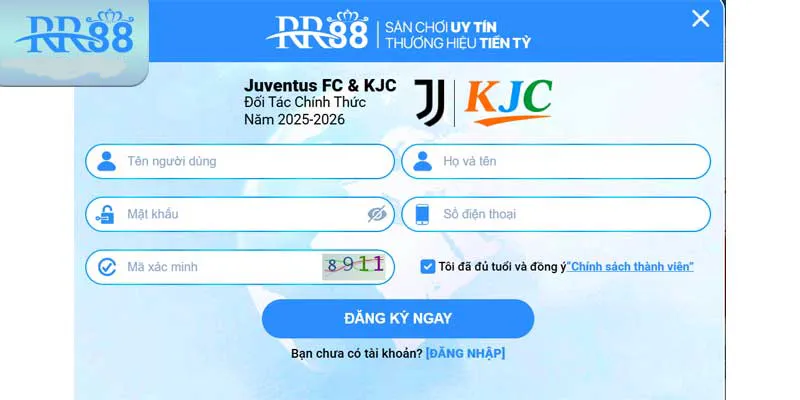 RR88 🏆 Link Trang Chủ RR88.COM Vuýp 🎉 Đăng Ký Thưởng +88K 22 Các bước đăng ký RR88 trên PC