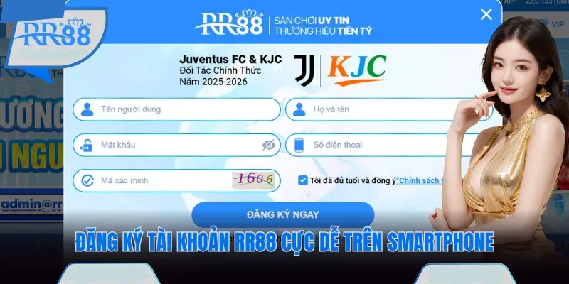 RR88 🏆 Link Trang Chủ RR88.COM Vuýp 🎉 Đăng Ký Thưởng +88K 18 Đăng ký tài khoản RR88 cực dễ trên smartphone